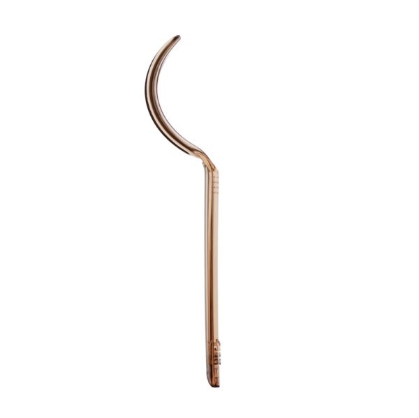 A wooden stick with a bent handle.